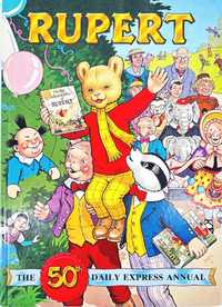 Vintage 1996 Rupert Bear Annual książka po angielsku dla dzieci