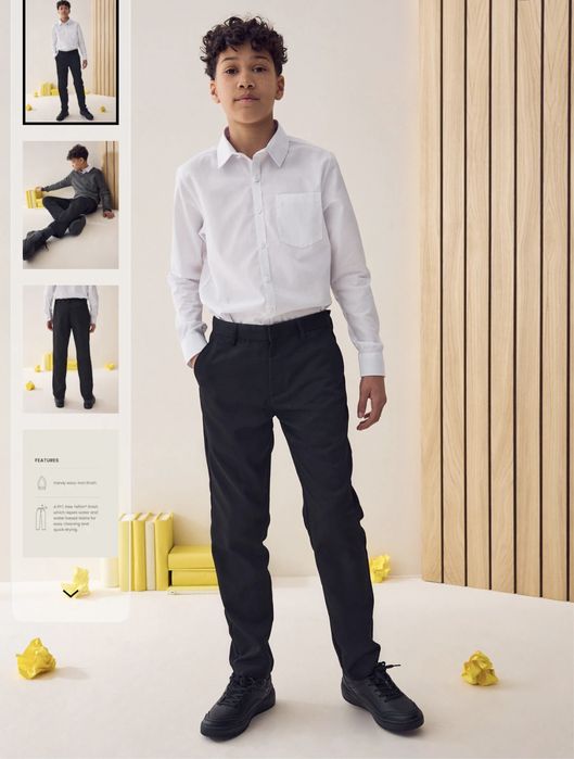 Шкільні брюки Некст 6,7 років на хлопчика