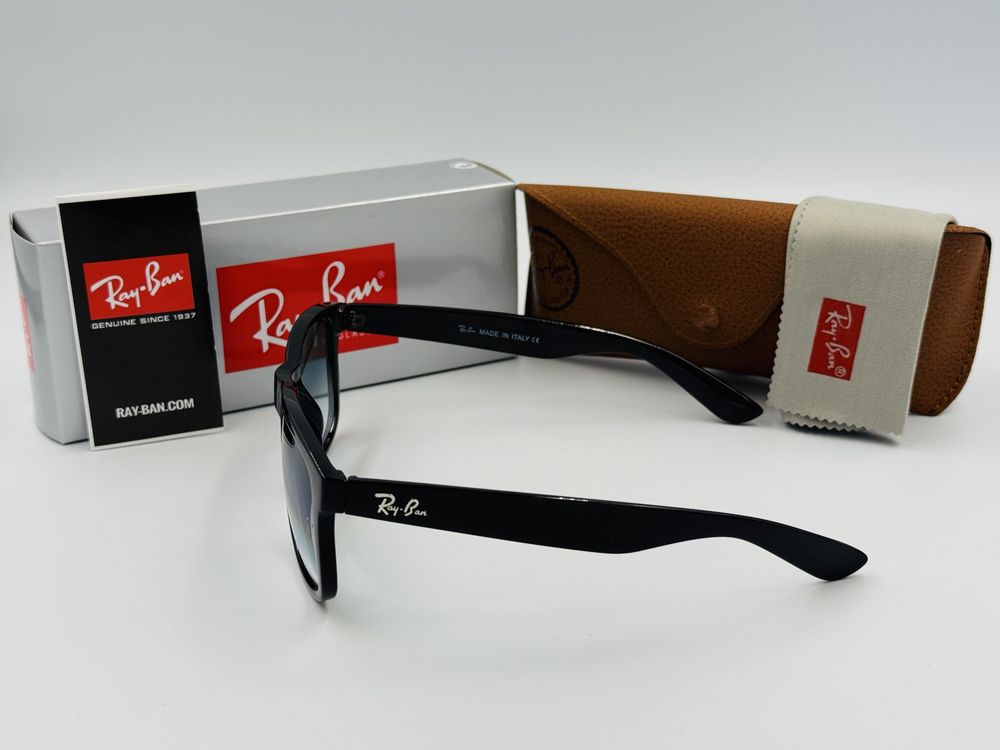 Солнцезащитные очки Ray Ban Justin 4165 Black-Blue Grade 54мм стекло