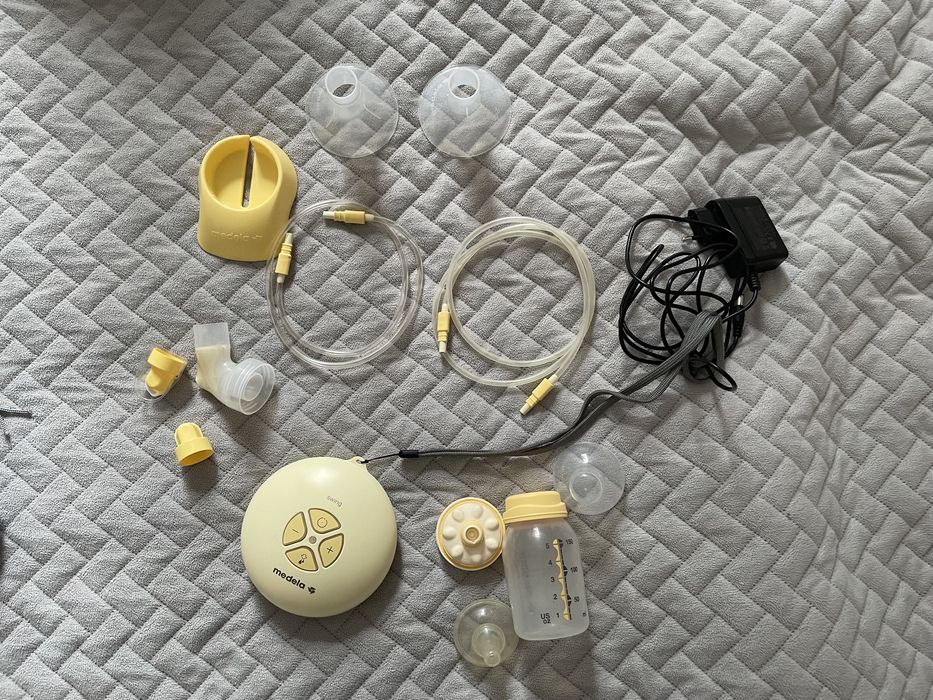 Laktator medela swing + butelka medela calma