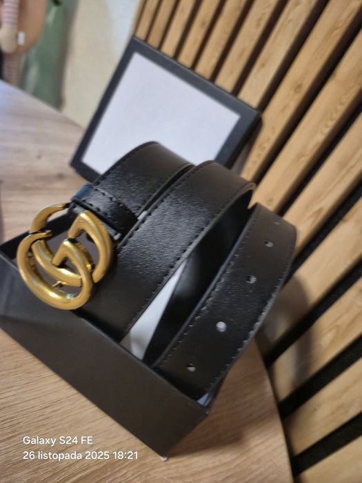 Pasek skórzany Gucci  100 cm