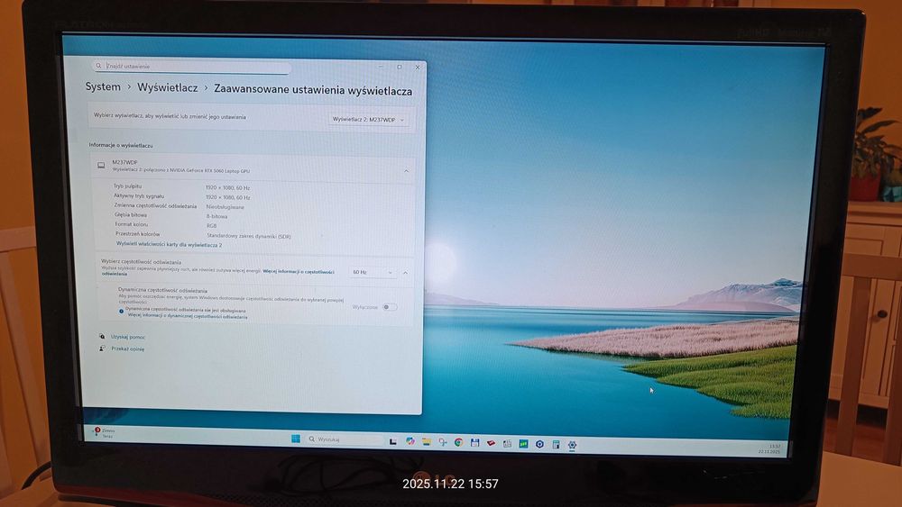 Tv / Monitor Lcd 23 cale LG Flatron Full Hd M237WDP