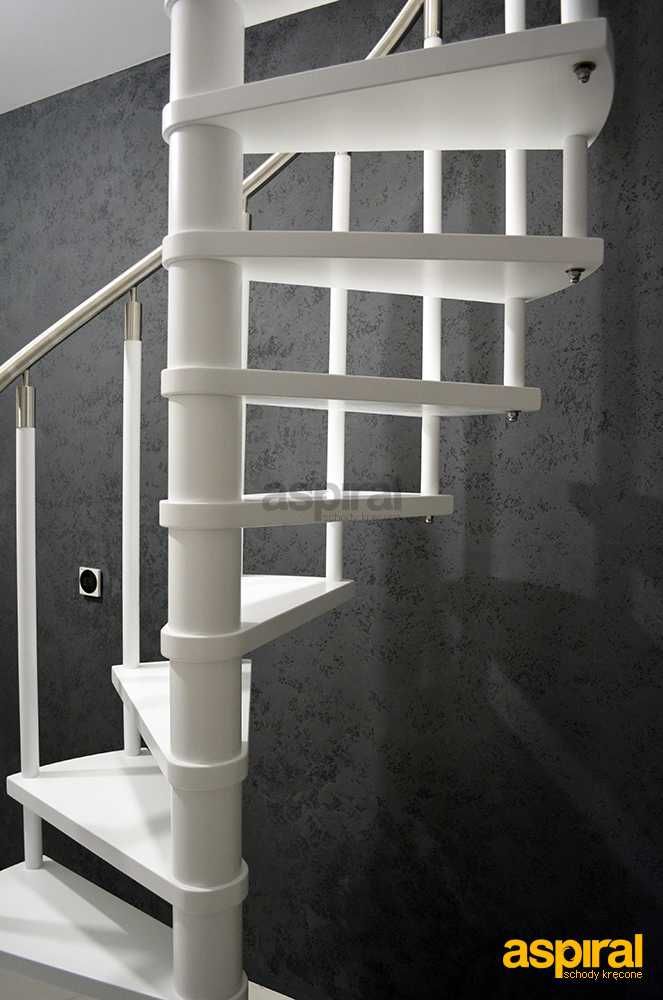 Schody kręcone okrągłe 120 cm PROMOCJA - model RETRO - montaż GRATIS
