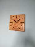 Drewniany Zegar Ścienny; Dąb; Mechanizm Cichy; Tarcza 24 cm
