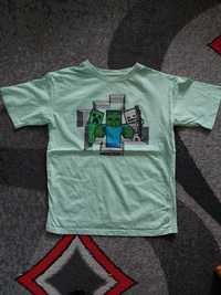 T-shirt / koszulka minecraft chłopięce 146 krótki rękaw smyk