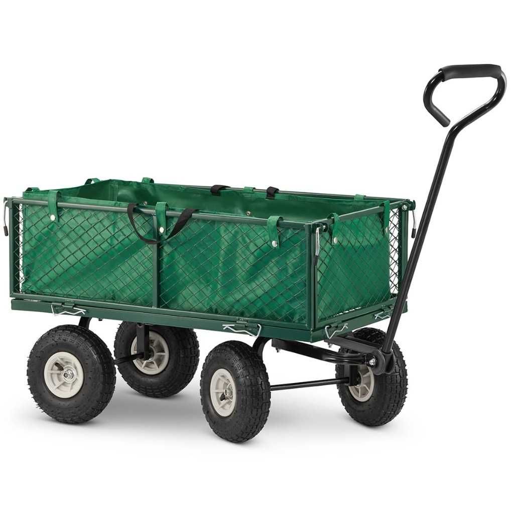 Wózek ogrodowy transportowy z siatką HIGHER 450kg