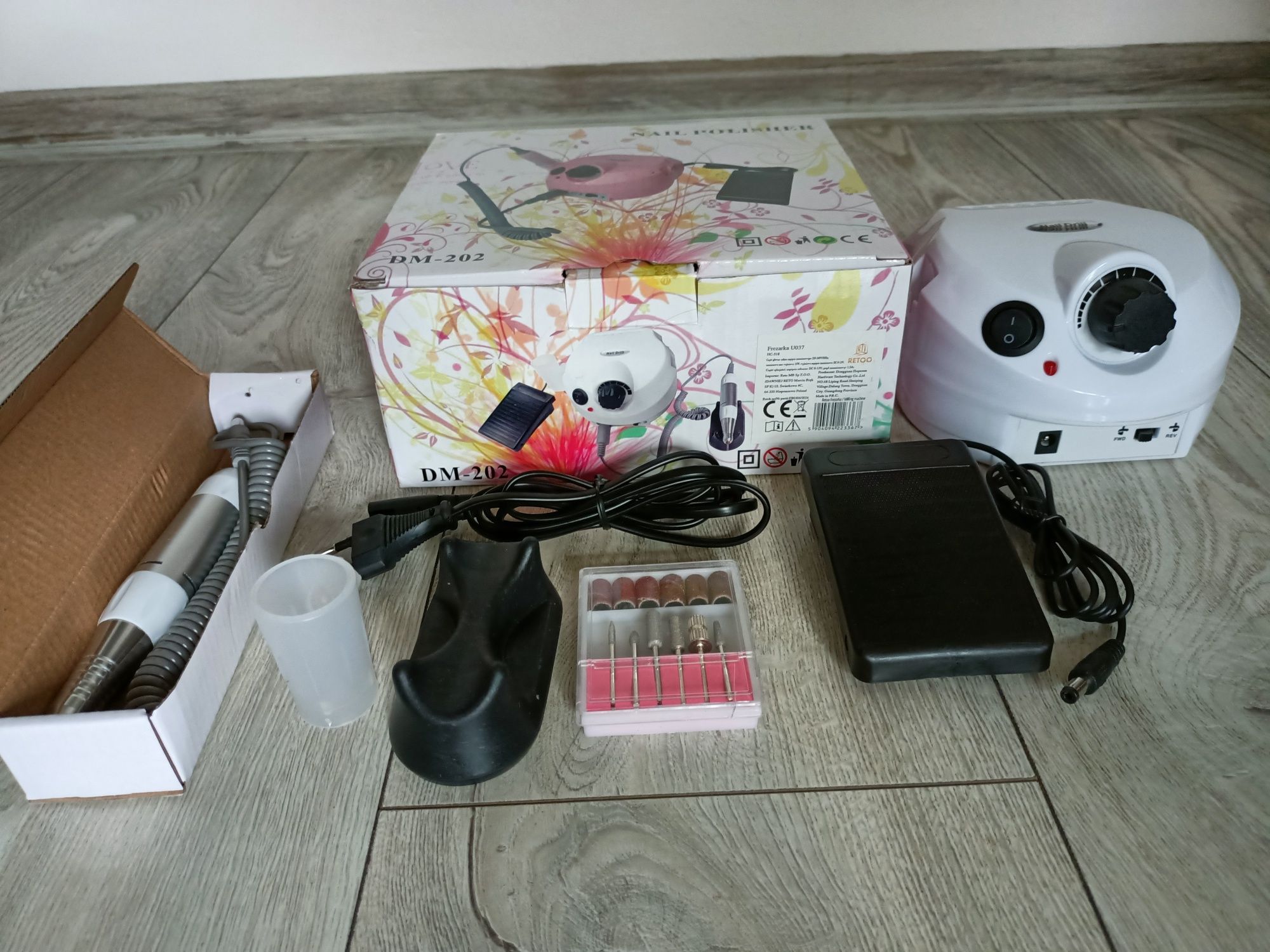 Frezarka Do Paznokci Manicure+Frezy