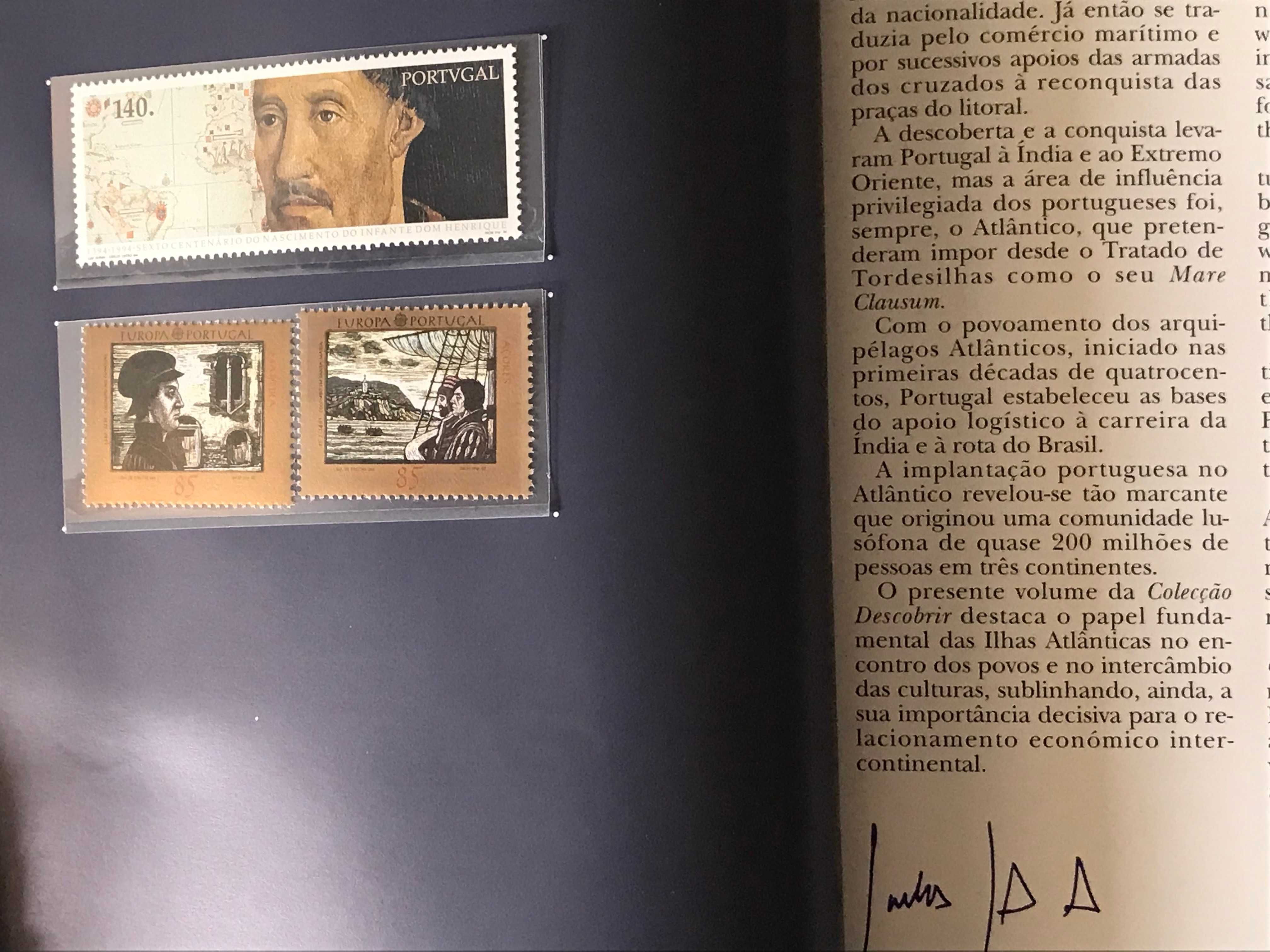 Livro CTT "As Ilhas Atlânticas" - Filatelia