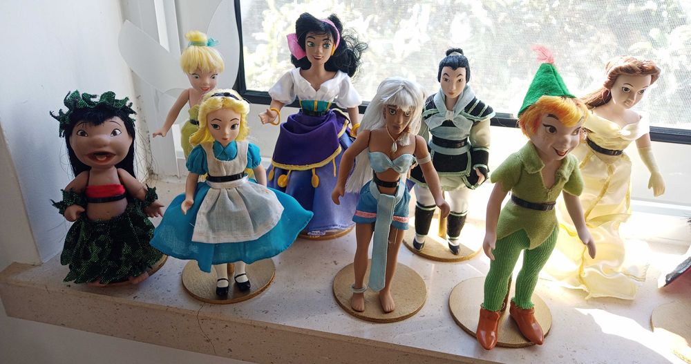 Coleção bonecas porcelana Disney