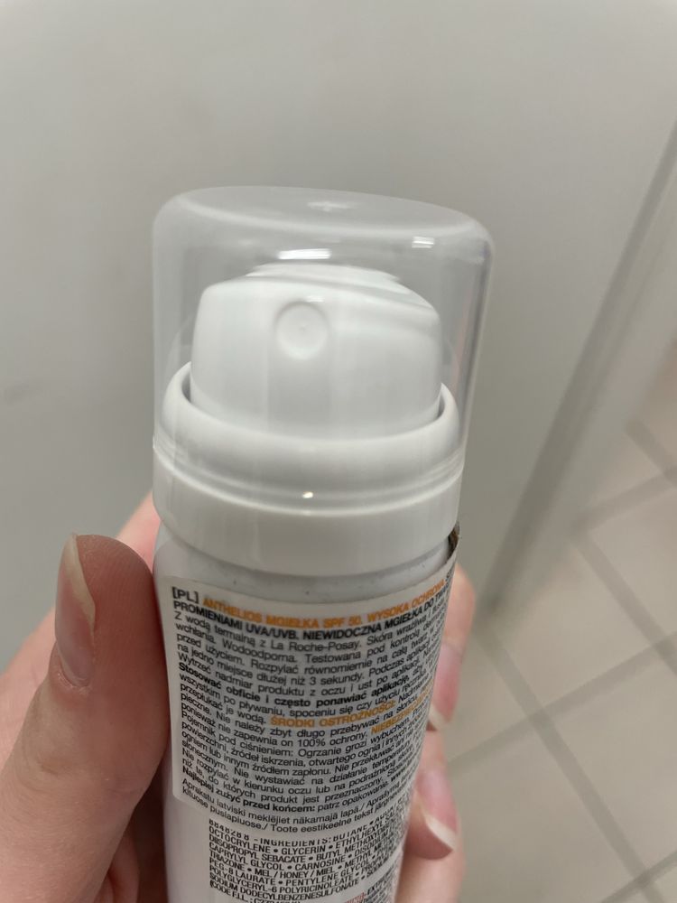 La roche posay mgiełka anthelios 50+ do twarzy 75ml nowa