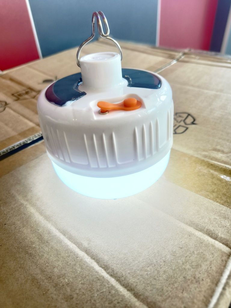 9 ч! Лампа аккумуляторная светильник аккум-рный USB солнечная панель