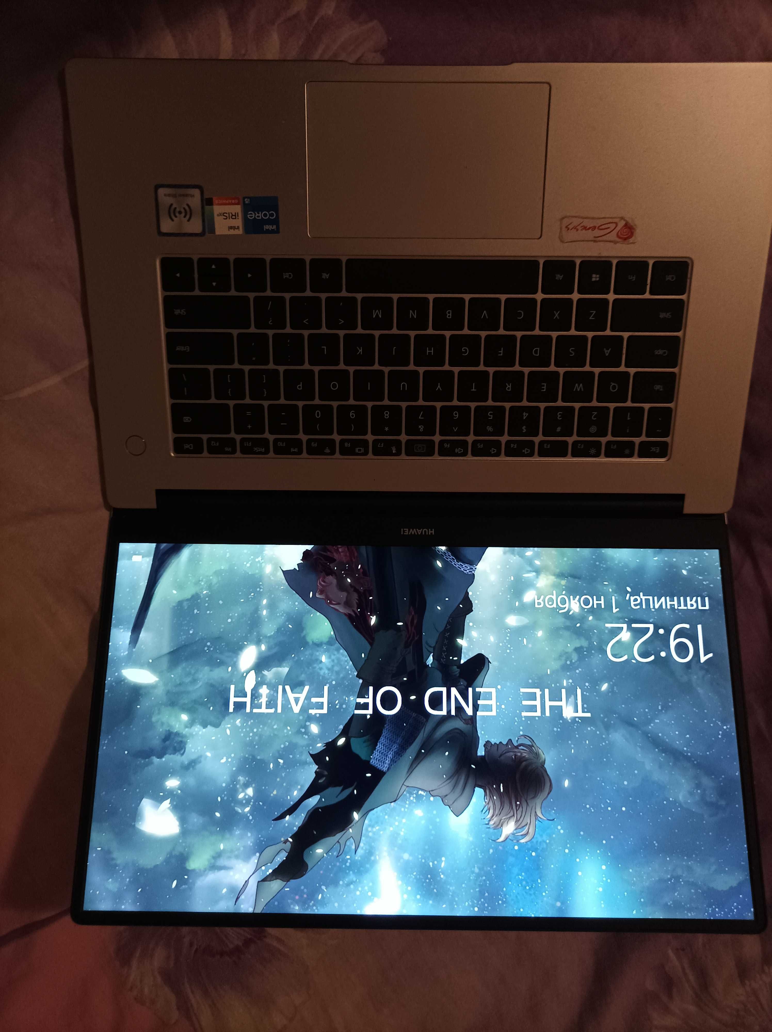 Laptop Huawei Matebook D-15 iris xe i5-1135g7  wszystko pracuje