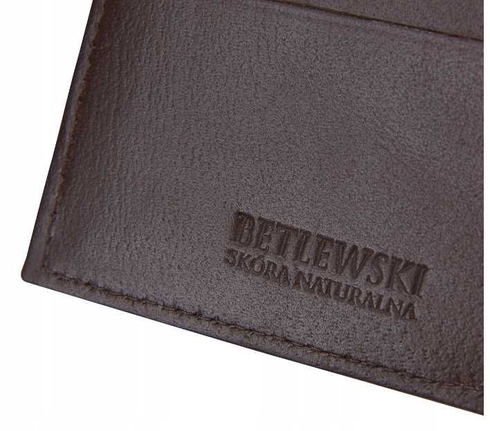 Betlewski etui na dokumenty skóra naturalna licowa BESA-BF-16 ttst1655