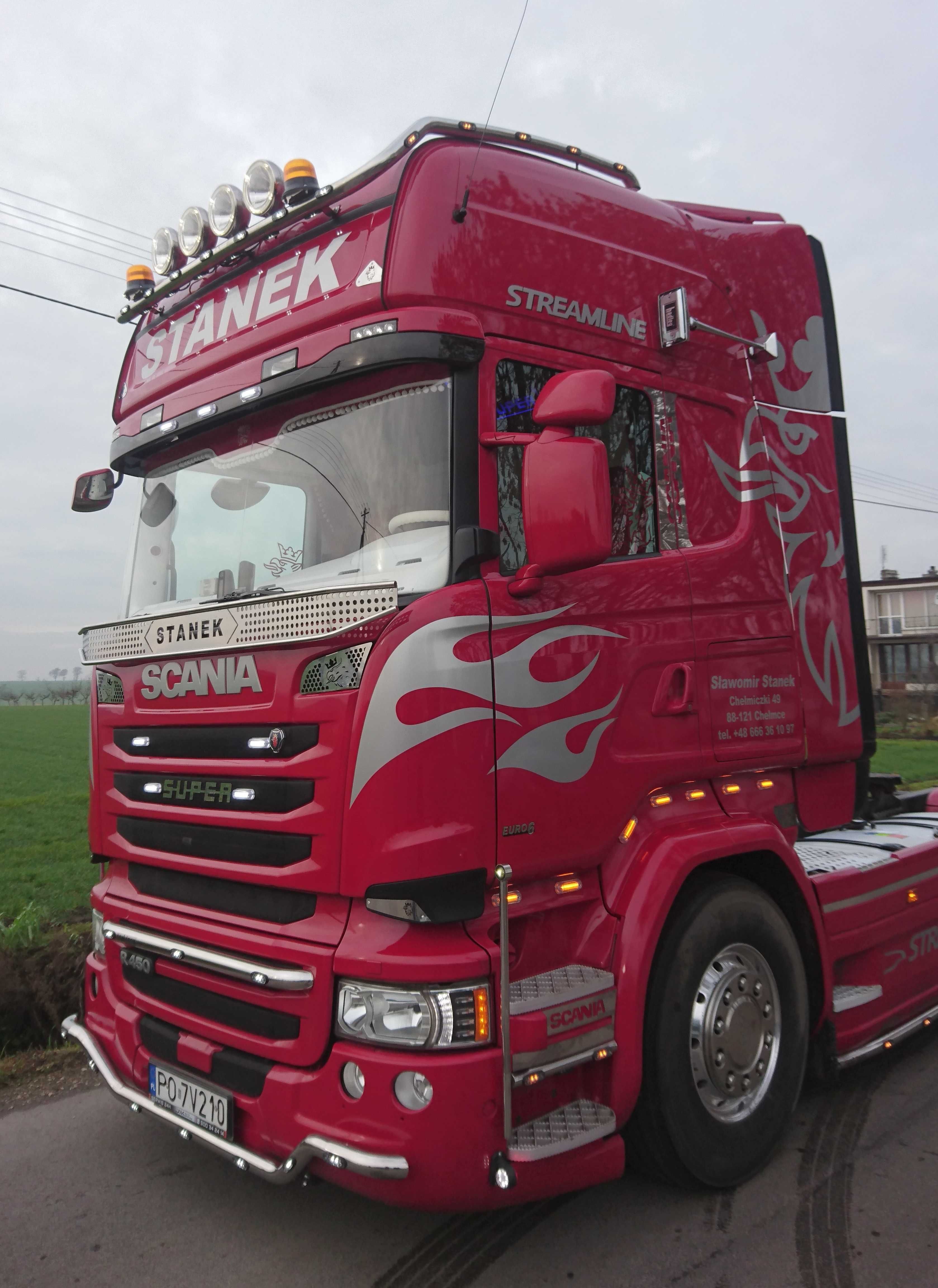 ORUROWANIE Górne Scania R na całą kabinę Scania Highline