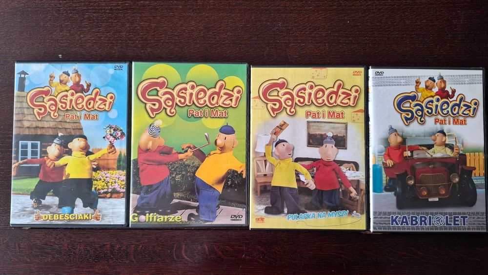 Zestaw Sąsiedzi Pat i Mat (m.in Debeściaki, Golfiarze) DVD Unikaty