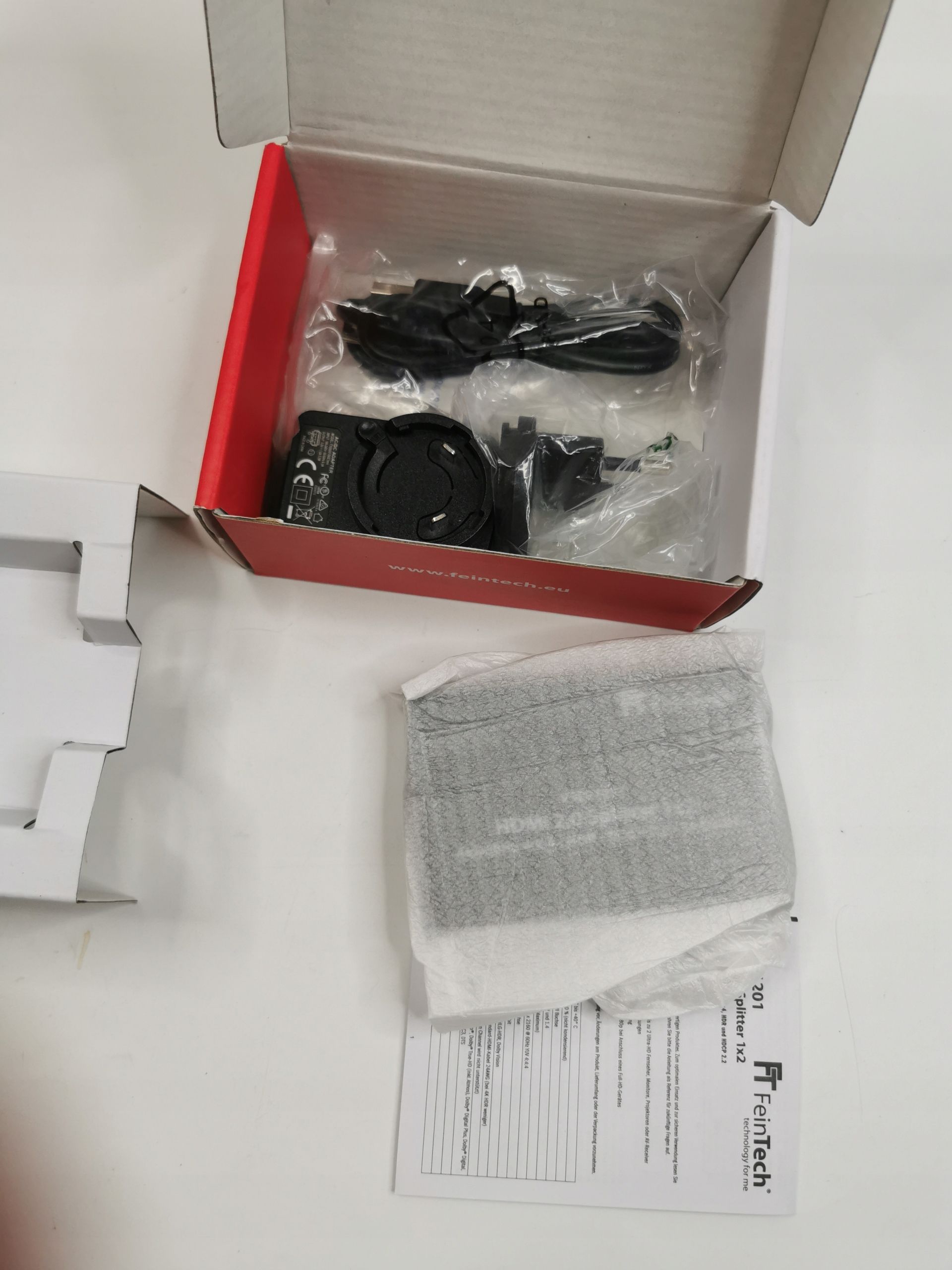 Splitter Feintech Vsp01201 Hdmi Czarny