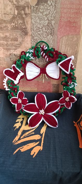 Різдвяний вінок ручної роботи