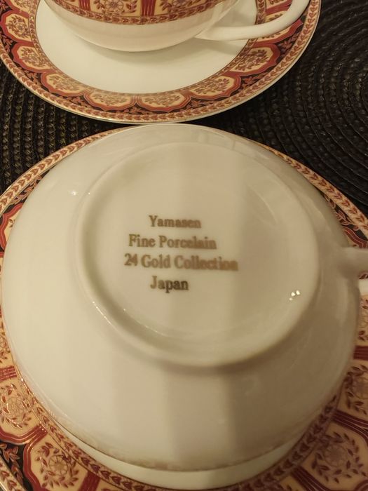 Zestaw herbaciany Yamasen Fine Porcelain 24 Gold Collection