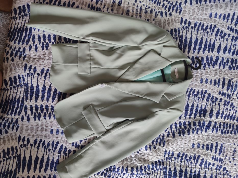 Blazer verde água