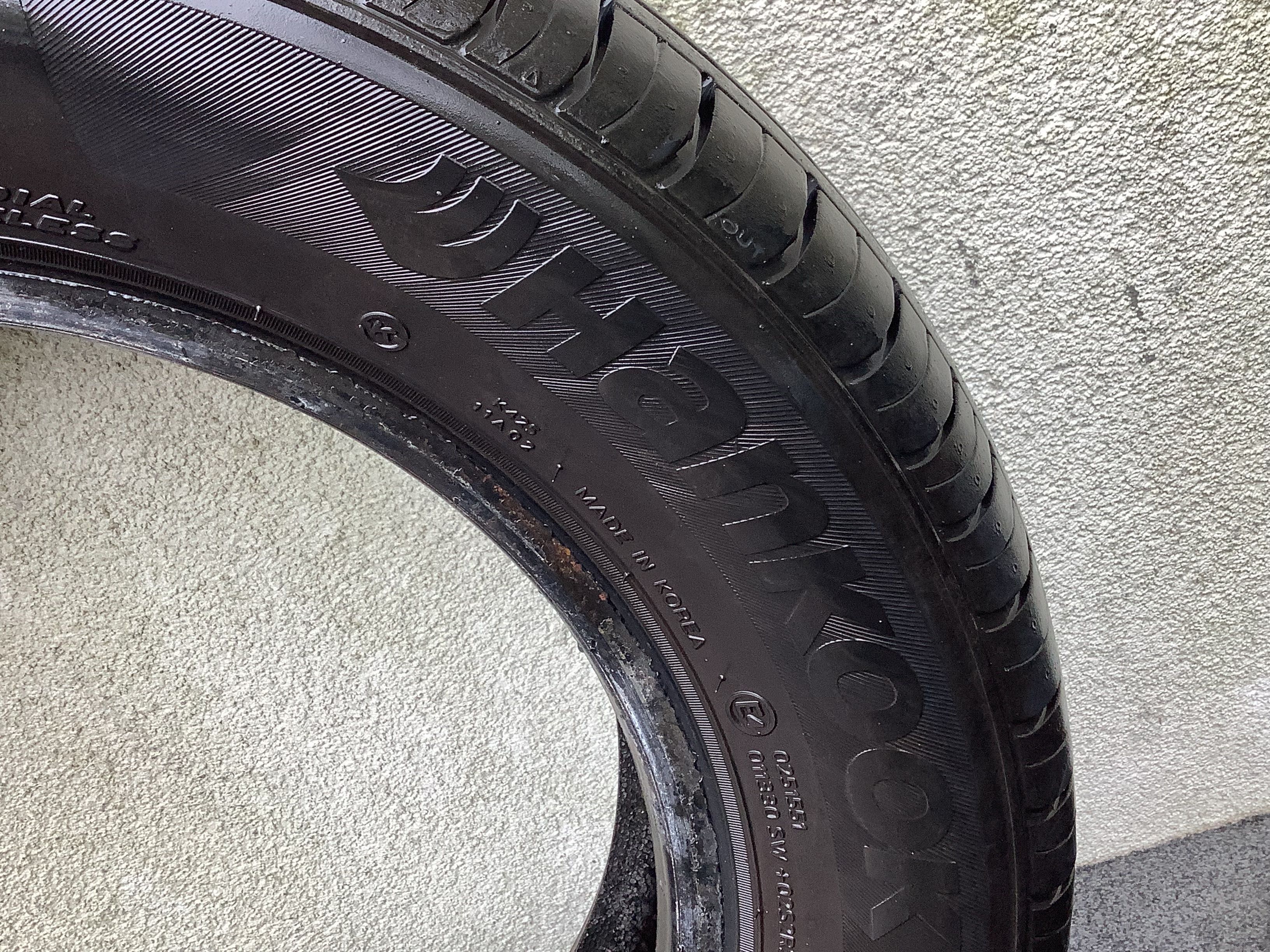HANKOOK 165/70r14 2szt opony letnie lato 6.8mm 2016r