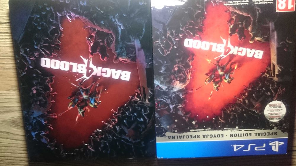Gra Back 4 blood + STEELBOOK ps4 playstation 4 dying t resident days