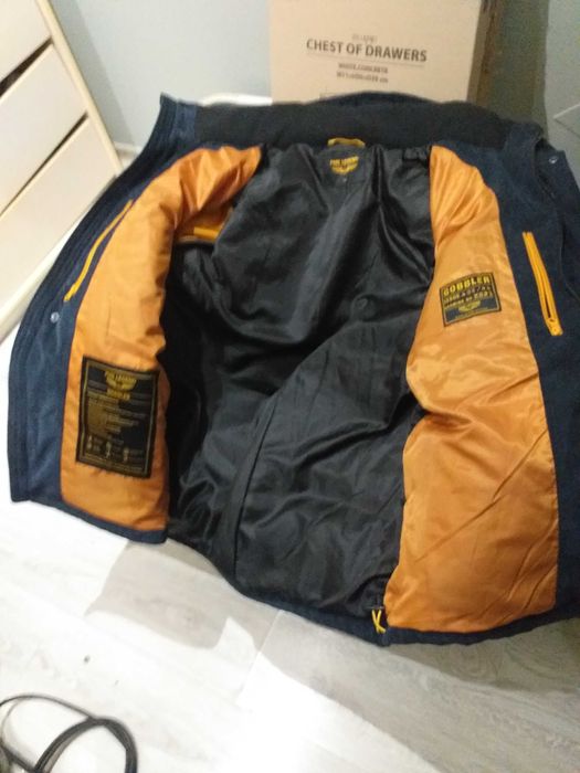 PME Legend
Kurtka pikowana ze sztruksu z detalem z logo - granatowy