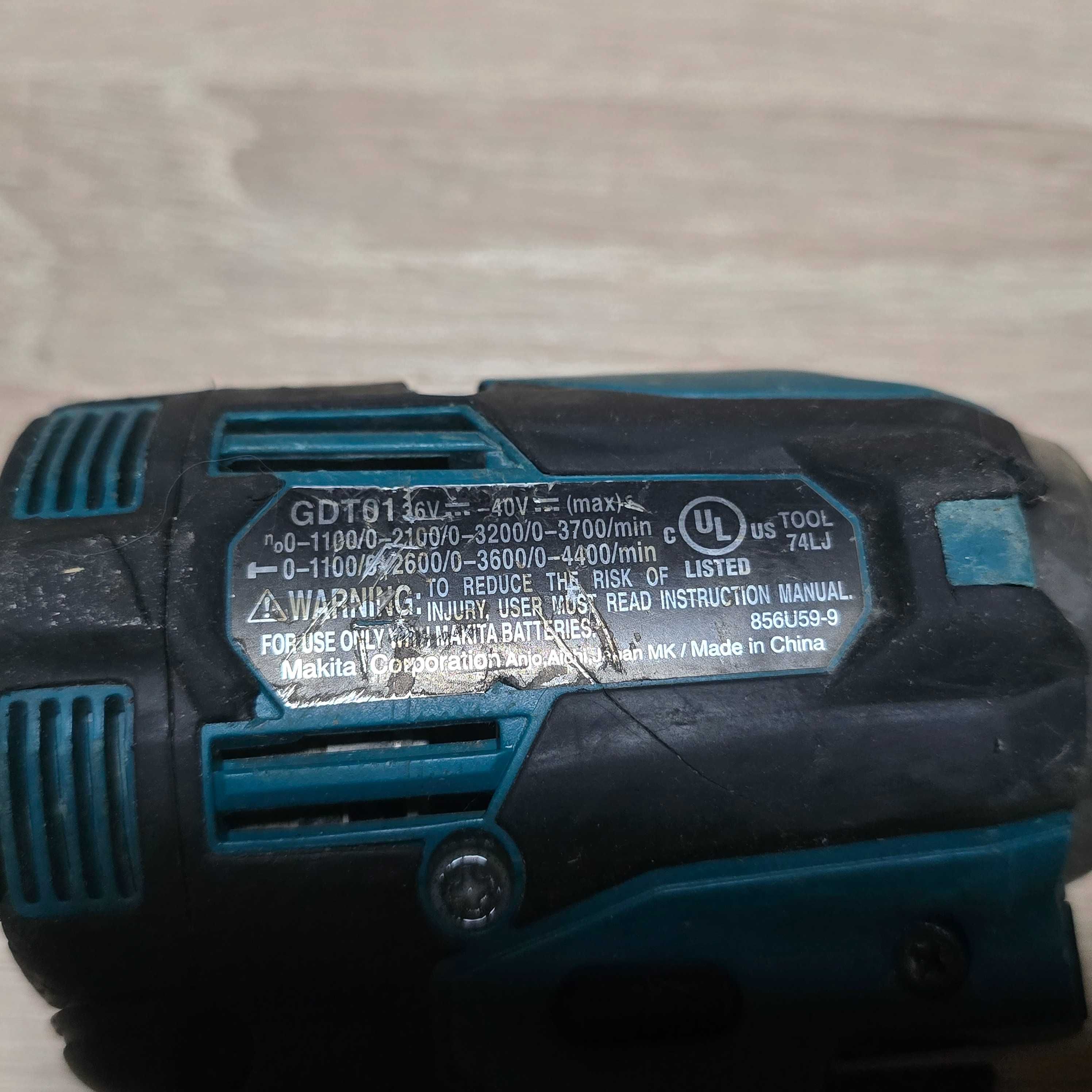 Імпакт Makita XGT TD001G 40V GDT01 40V