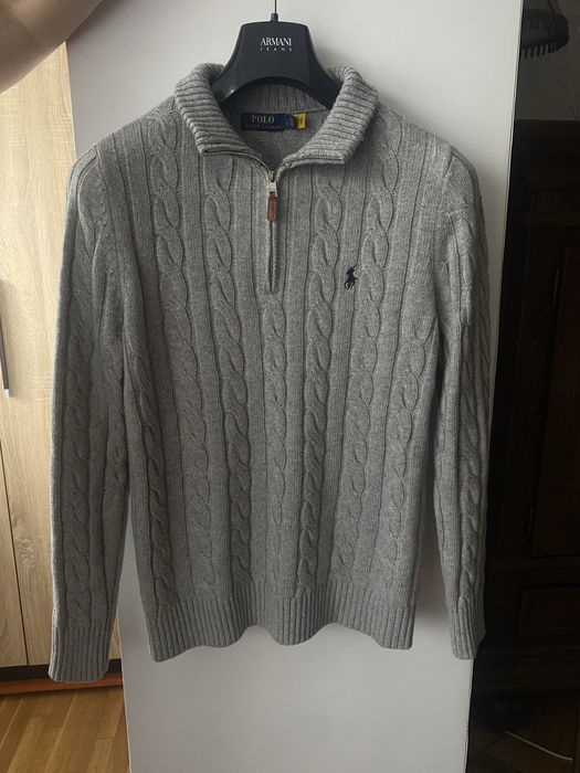 Светр Ralph Lauren 1/3 zip ОРИГІНАЛ крупноі вʼязки