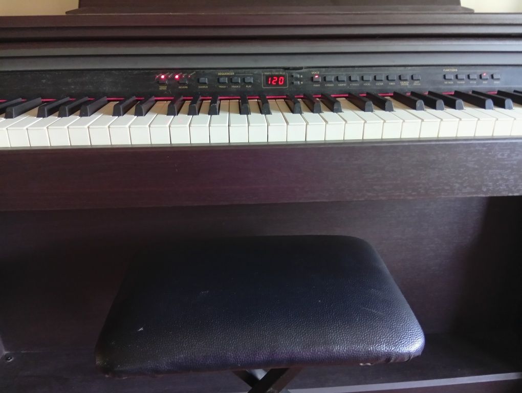 Vendo Piano Marca ORLA marca italiana+Banco+Almofada (Negociável)