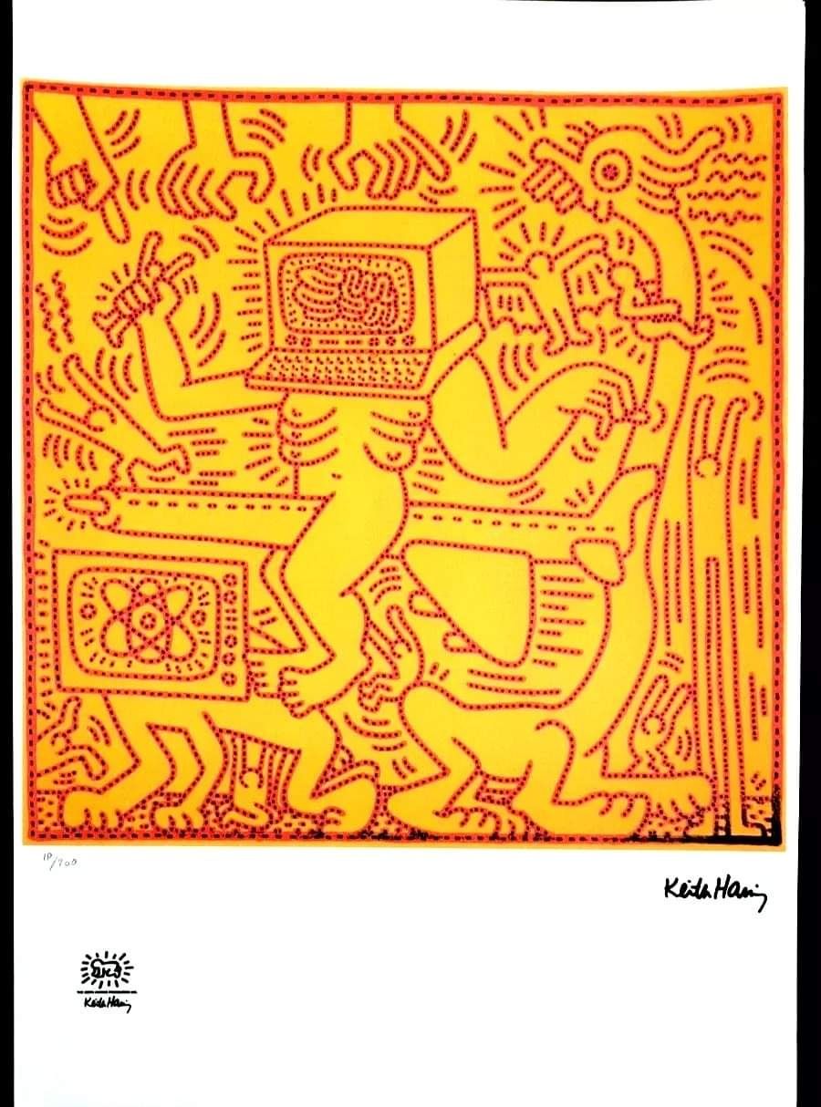 Litografia Keith Haring