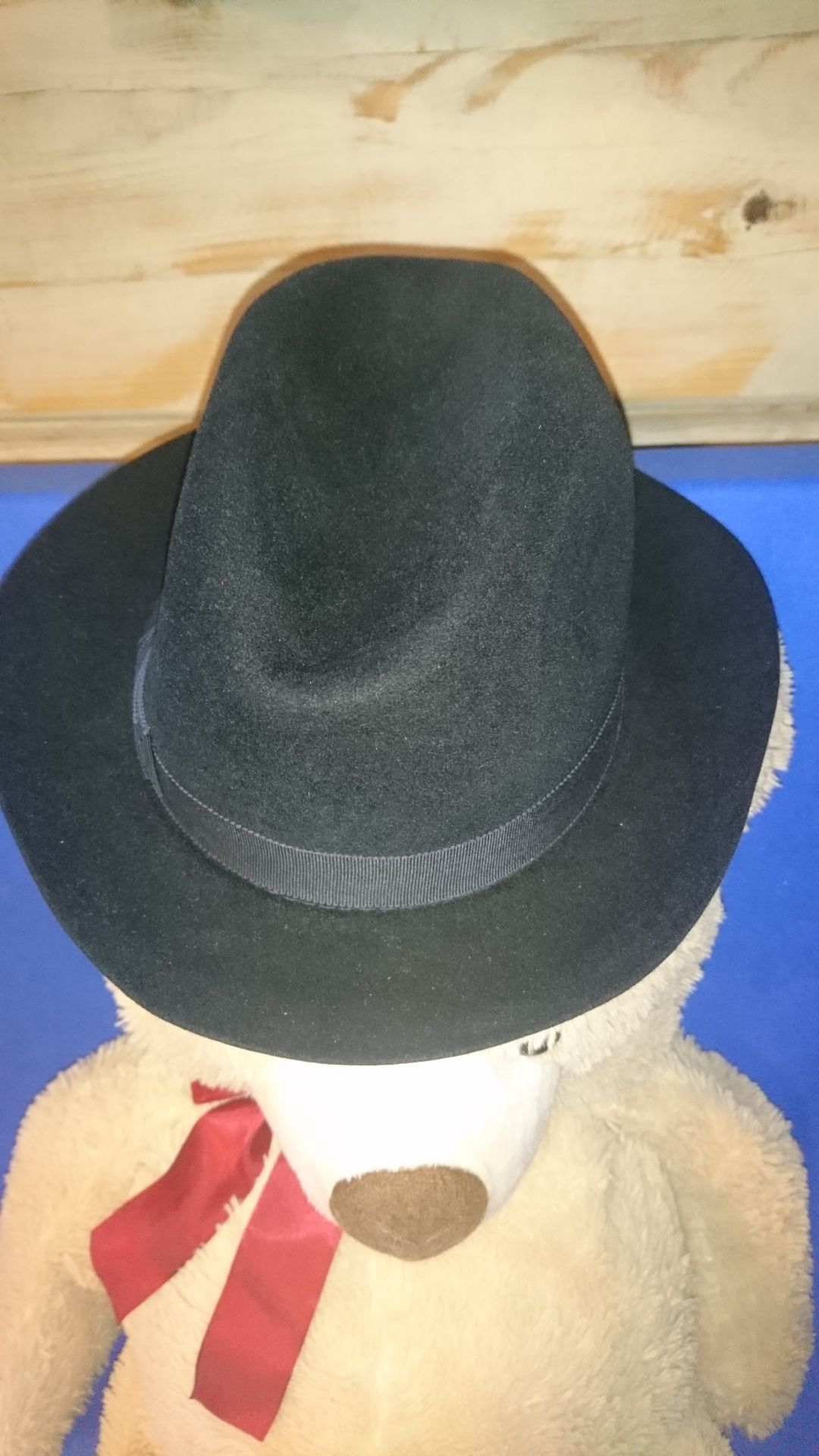 Czarny,nowy kapelusz Polkap Skoczów