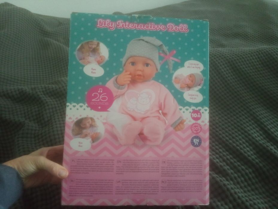 Interaktywna lalka Bobas Lila Smiki wózek gratis