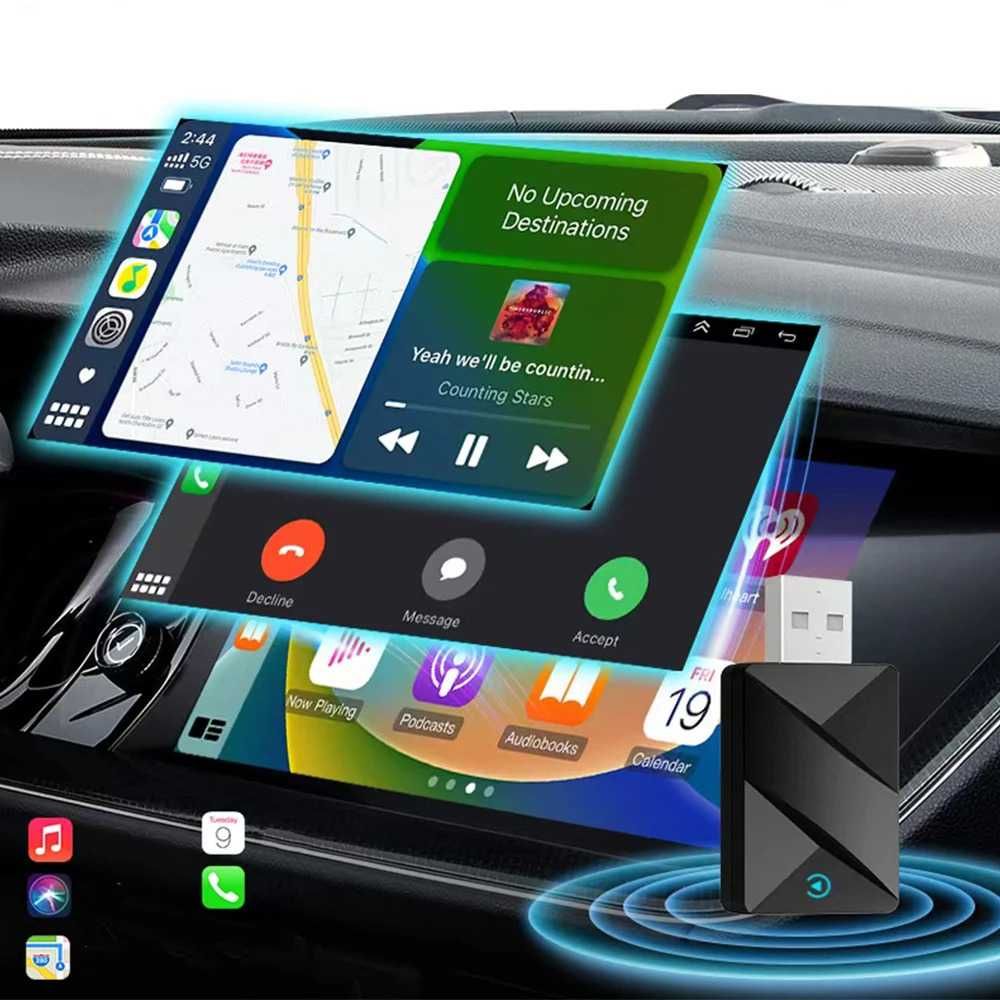 Adapter USB dla bezprzewodowego Carplay i Android Auto