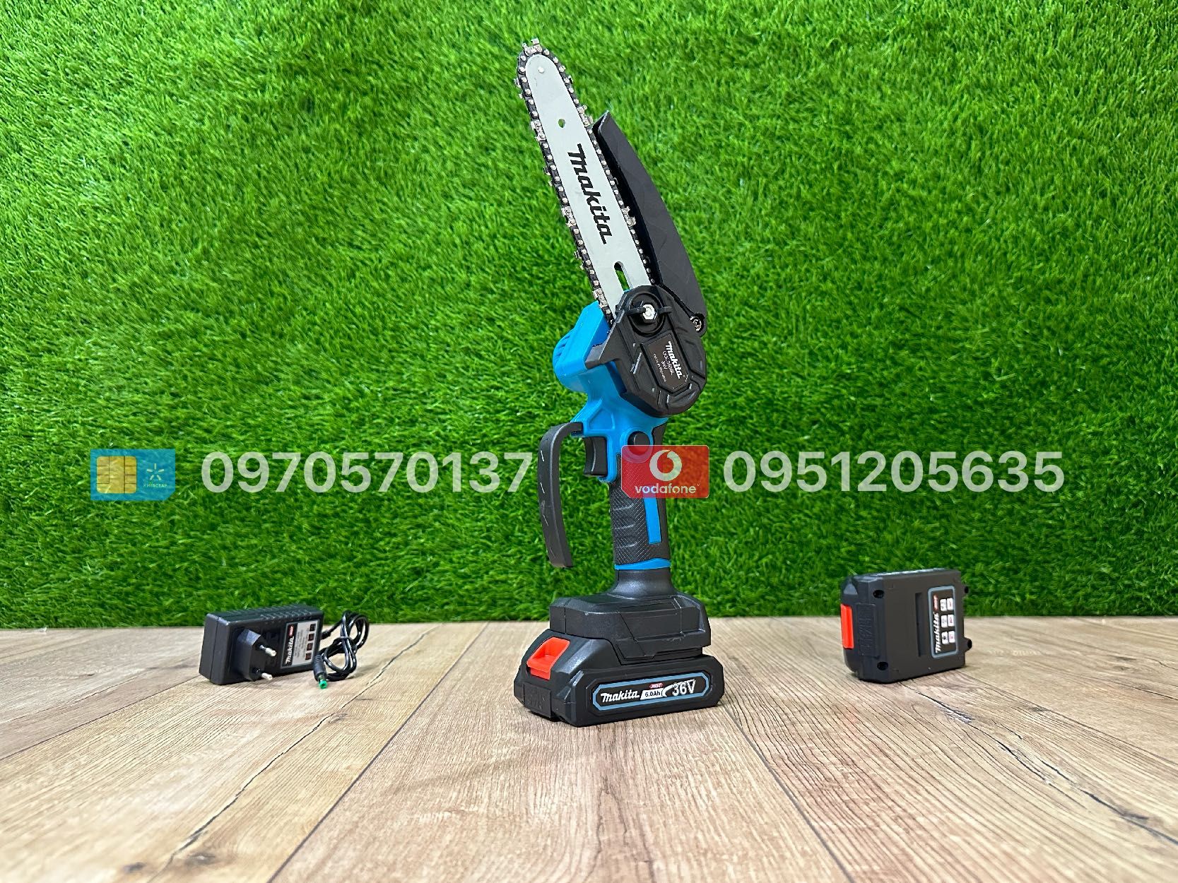 Акумуляторна ланцюгова Міні пилка Makita DUC365 36V 6Ah Дов шини 15 см