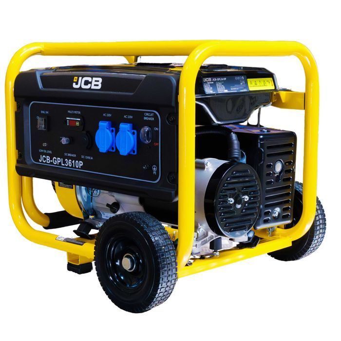 JCB Tools Agregat prądotwórczy jednofazowy 3,6 kW AVR Generator prądu