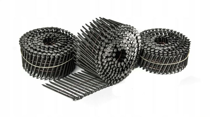 Gwoździe Do Gwoździarki Bębnowe 2,5x70mm 3600szt Łączone Drutem Koleto