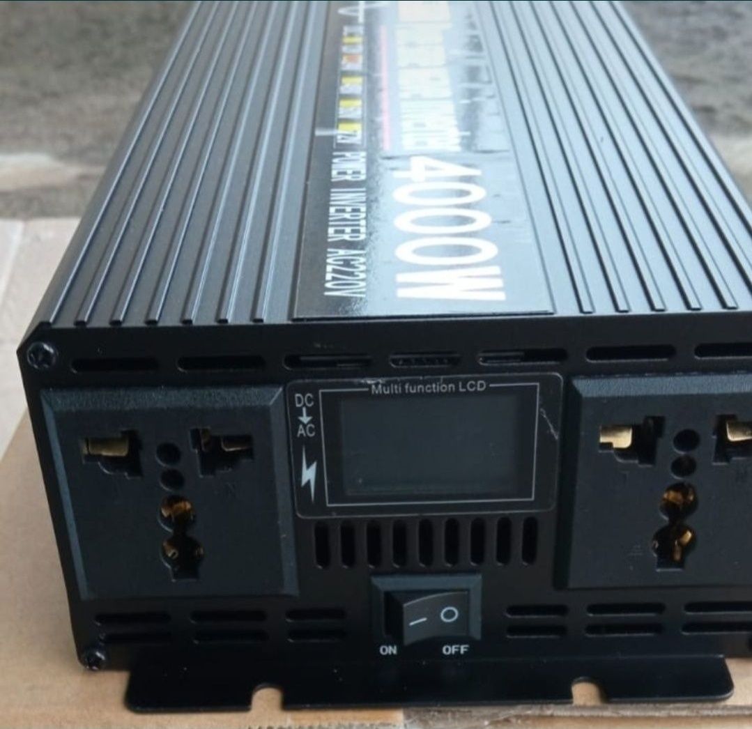 Przetwornica prądu 24V, czysty sinus 4000W, inwerter ,falownik