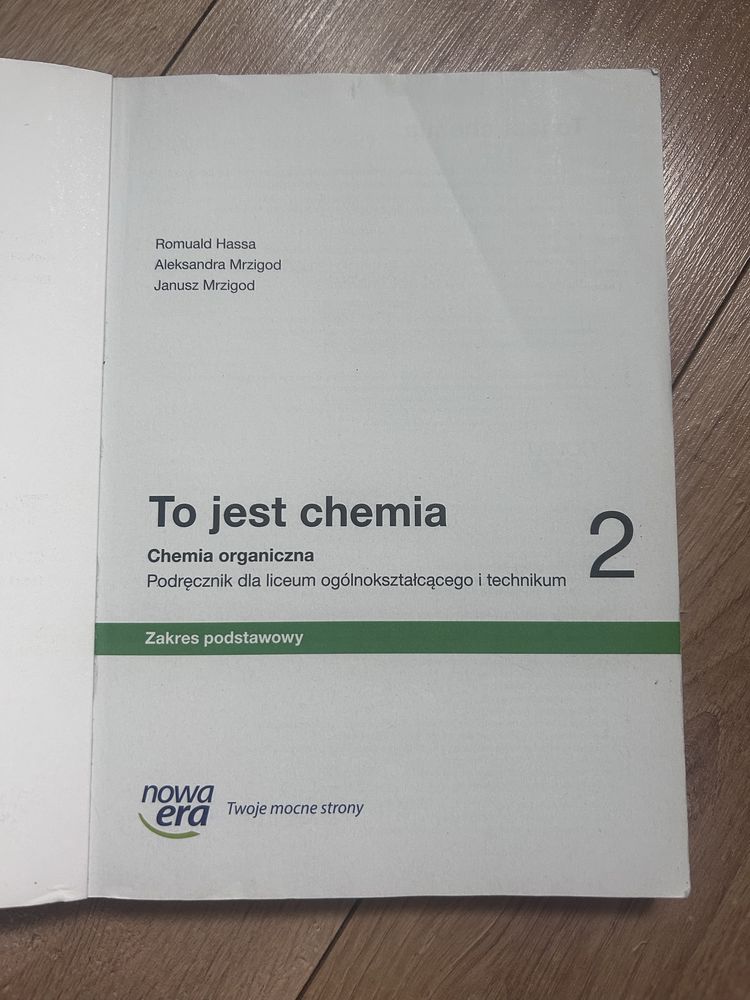 Podręcznik „to jest chemia 2”
