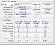 RAM Samsung 2 x 4 GB 12800S 1600 MHz DDR 3 parowane