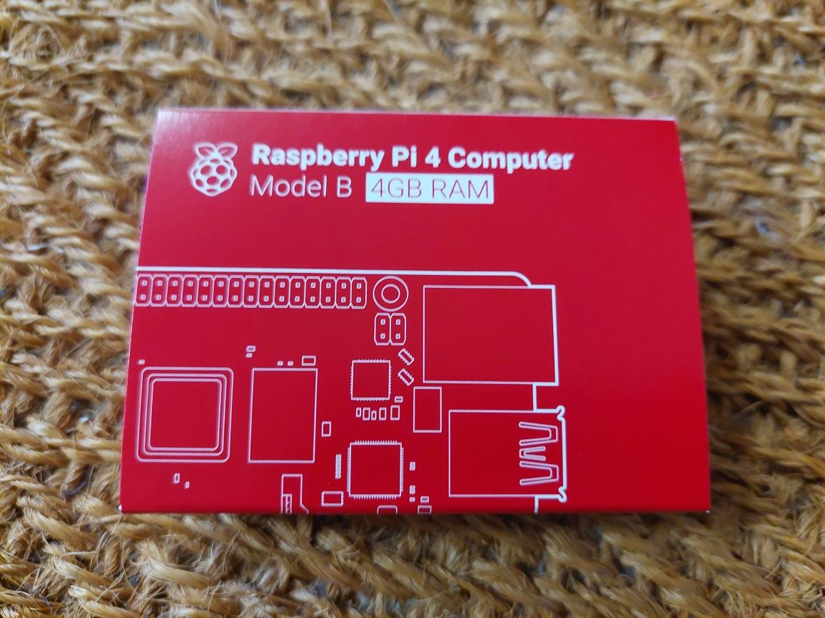 Raspberry PI 4B 4GB  com caixa. NOVO Selado