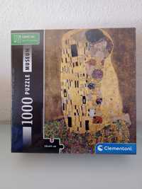 Puzzle selado Clementoni Museum Collection O Beijo Klimt