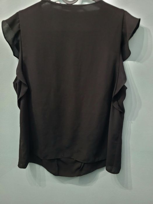 Elegancka czarna bluzka biznesowa rozm M, Zara