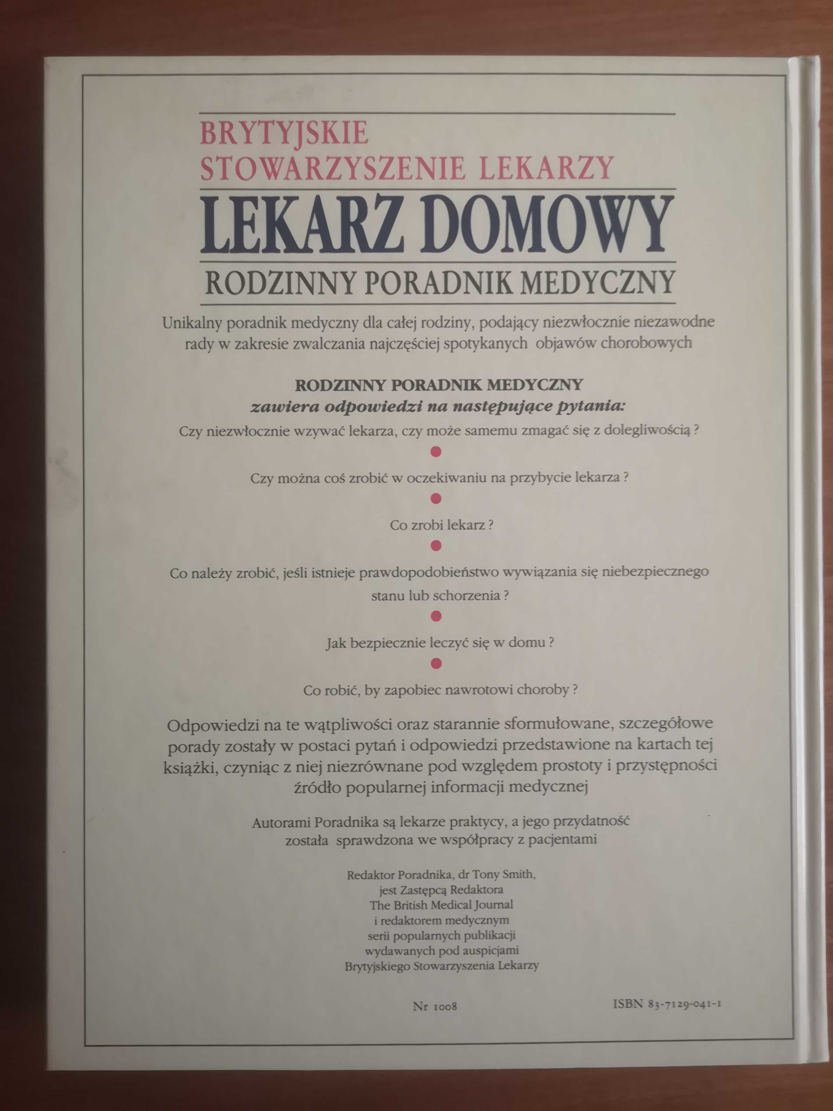 Lekarz domowy - rodzinny poradnik medyczny.