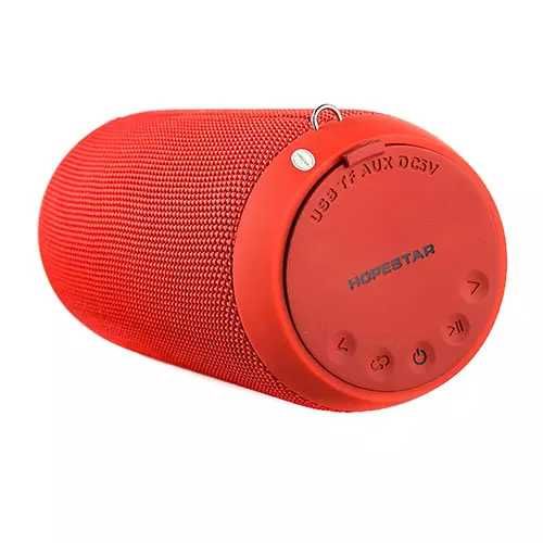 Głośnik bluetooth Hopestar P7 czerwony - nowy (udisk, Mikrofon, FM)