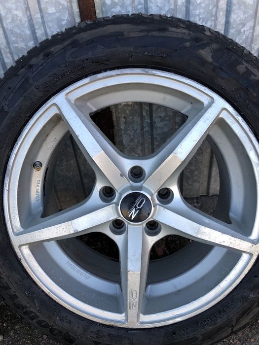 Alufelgi 5x112 R17 komplet z oponami zimowymi