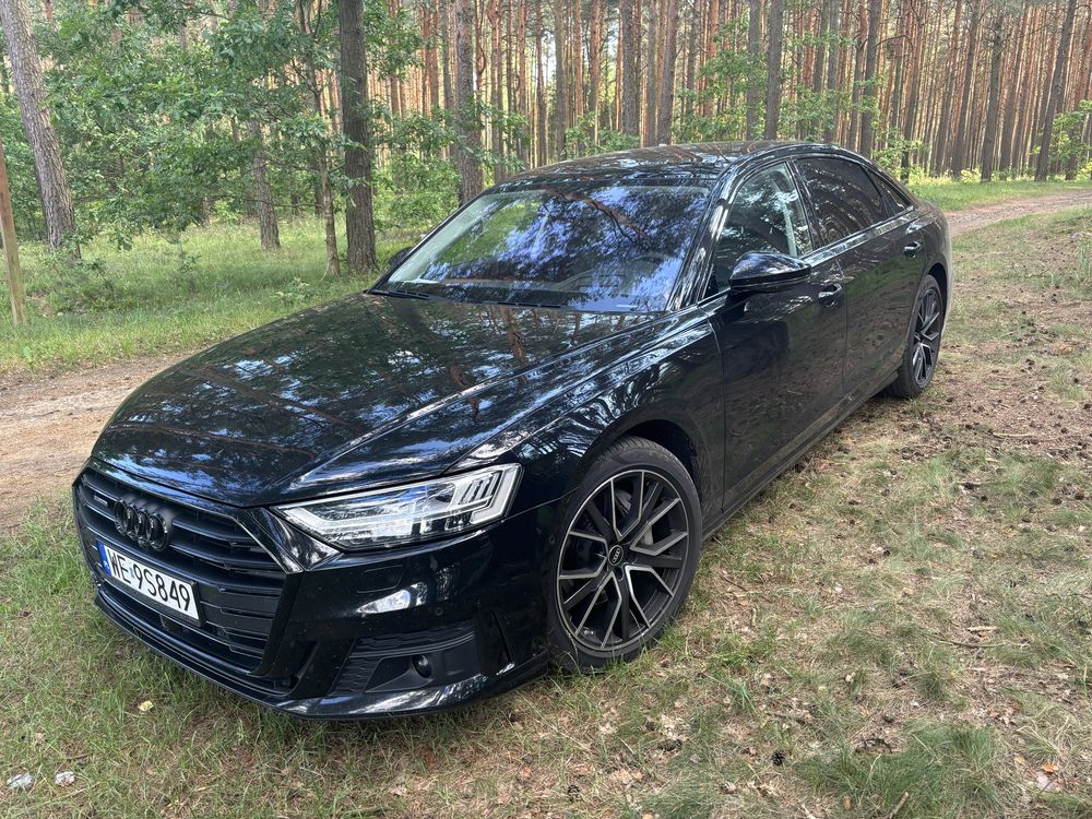 Cesja Leasingu Audi A8 Long Salon PL Bezwypadkowe Matrix masaże B&O