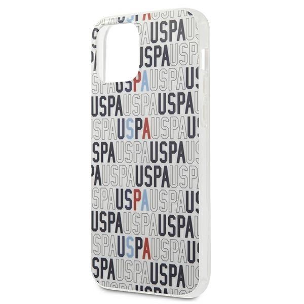 Etui iPhone 12 Mini 5,4" U.S. Polo Logo Mania - Biały