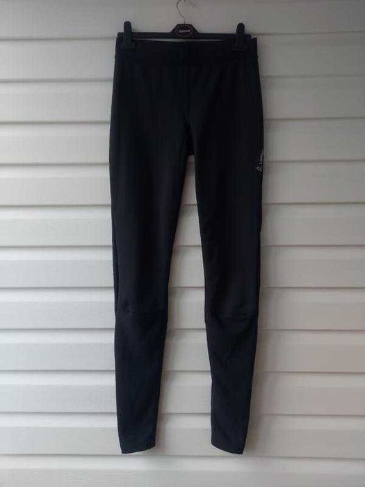 Löffler жіночі довгі теплі спортивні легінси лосіни carbon ws gore tex