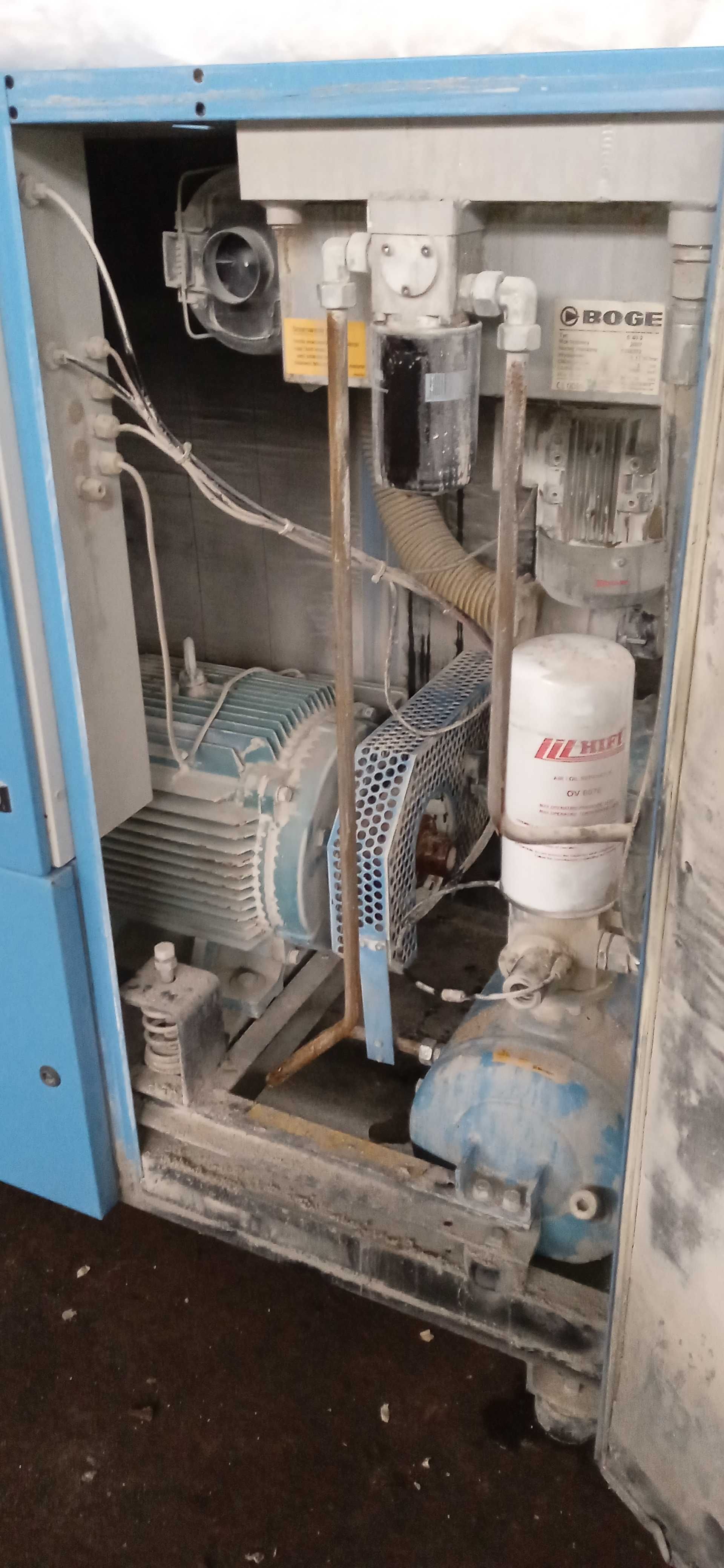 Sprężarka śrubowa BOGE S 40 - 8 bar, 2007 rok, 30 kW , 5,17 m3/min