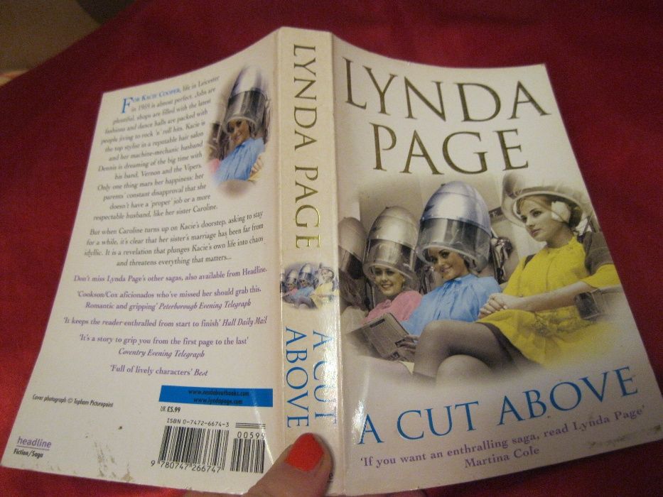 книга на английском языке LYNDA PAGE A CUT ABOVE Линда Пейдж роман